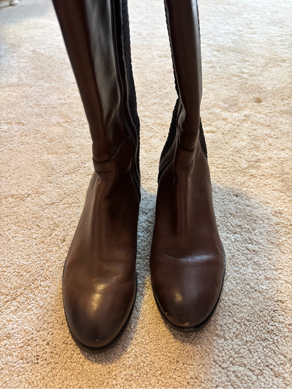 Cole Haan Brown Leather Riding Boots